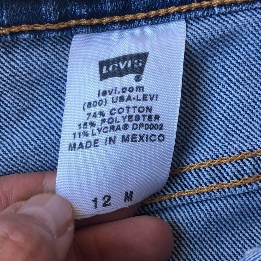 Levis 512 Classic Slim Tapered Leg Pleated Y2K 90s Mom Jeans Size 12 Vintage - Picture 6 of 10